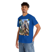 Load image into Gallery viewer, Aquarius Aztec (F3) Unisex Heavy Cotton Tee