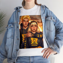 Load image into Gallery viewer, Unisex Gemini Couple (3) Heavy Cotton Tee