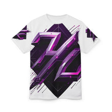 Load image into Gallery viewer, Bold Graphic Tee for Gamers | Unisex Cut & Sew T-Shirt, Trendy AOP Shirt, Gamer Gift, Cool Casual Wear, Cyberpunk Style