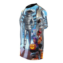 Load image into Gallery viewer, Cancer Halloween (1) Unisex Cut & Sew Tee (AOP)