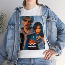 Load image into Gallery viewer, Unisex Aquarius Couple (2) Heavy Cotton Tee