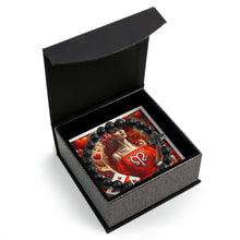 Load image into Gallery viewer, My Aries Valentine (2) Cross Bead Bracelet