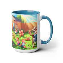 Load image into Gallery viewer, Mother's Day (2) Two-Tone Coffee Mugs, 15oz