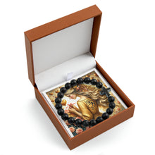 Load image into Gallery viewer, My Leo Valentine Cross Bead Bracelet