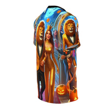 Load image into Gallery viewer, Leo Halloween (2) Unisex Cut & Sew Tee (AOP)