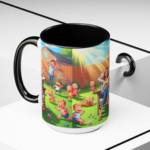Load image into Gallery viewer, Mother's Day (2) Two-Tone Coffee Mugs, 15oz