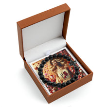 Load image into Gallery viewer, My Leo Valentine (4) Cross Bead Bracelet