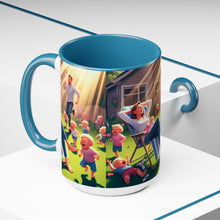 Load image into Gallery viewer, Mother's Day (3) Two-Tone Coffee Mugs, 15oz