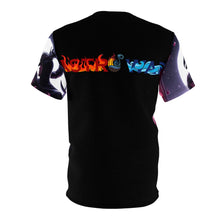 Load image into Gallery viewer, Mystical Romance Unisex Cut & Sew Tee - Moonlit Love & Scorpion Design