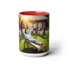 Load image into Gallery viewer, Mother's Day (4) Two-Tone Coffee Mugs, 15oz
