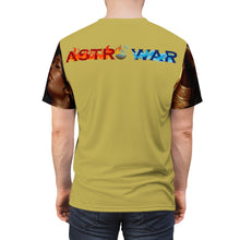 Load image into Gallery viewer, Leo Love in Gold Unisex Cut & Sew Tee - Artistic Couple Design