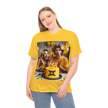 Load image into Gallery viewer, Gemini Birthday (2) Unisex Heavy Cotton Tee