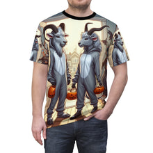 Load image into Gallery viewer, Capricorn Halloween (4) Unisex Cut & Sew Tee (AOP)