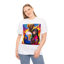 Load image into Gallery viewer, Unisex Gemini Couple (2) Heavy Cotton Tee