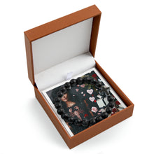 Load image into Gallery viewer, My Scorpio Valentine Cross Bead Bracelet