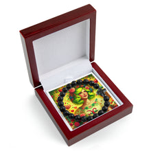 Load image into Gallery viewer, My Pisces Valentine Cross Bead Bracelet