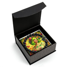 Load image into Gallery viewer, My Pisces Valentine Cross Bead Bracelet
