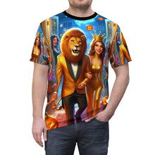 Load image into Gallery viewer, Leo Halloween (2) Unisex Cut & Sew Tee (AOP)