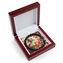 Load image into Gallery viewer, My Gemini Valetine Cross Bead Bracelet