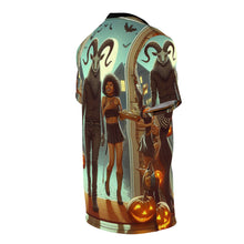 Load image into Gallery viewer, Capricorn Halloween (4) Unisex Cut & Sew Tee (AOP)