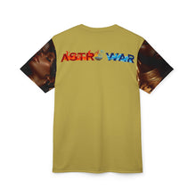 Load image into Gallery viewer, Leo Love in Gold Unisex Cut & Sew Tee - Artistic Couple Design