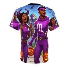 Load image into Gallery viewer, Sagittarius Halloween (2) Unisex Cut & Sew Tee (AOP)