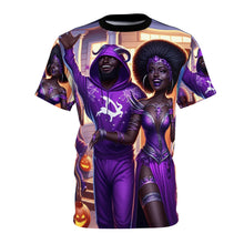 Load image into Gallery viewer, Sagittarius Halloween (3) Unisex Cut & Sew Tee (AOP)