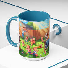 Load image into Gallery viewer, Mother's Day (2) Two-Tone Coffee Mugs, 15oz