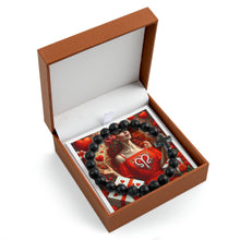Load image into Gallery viewer, My Aries Valentine (2) Cross Bead Bracelet