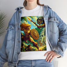 Load image into Gallery viewer, Leo Aztec (8) Unisex Heavy Cotton Tee