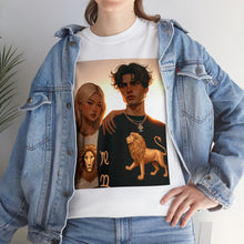 Load image into Gallery viewer, Unisex Leo Couple (2) Heavy Cotton Tee