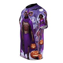 Load image into Gallery viewer, Sagittarius Halloween (1) Unisex Cut & Sew Tee (AOP)