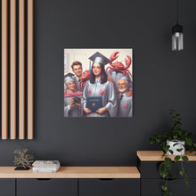 Load image into Gallery viewer, Cancer Zodiac Graduation Canvas Art, Personalized Gift for Graduates, Unique Home Decor, Wall Art, Graduation Gift Idea