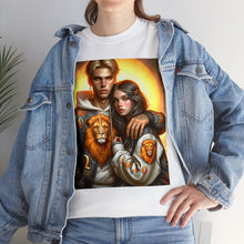 Load image into Gallery viewer, Unisex Leo Couple (4) Heavy Cotton Tee