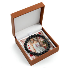 Load image into Gallery viewer, My Capricorn Valentine Cross Bead Bracelet