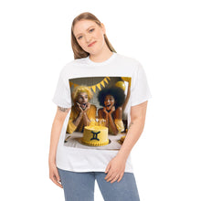 Load image into Gallery viewer, Gemini Birthday (4) Unisex Heavy Cotton Tee
