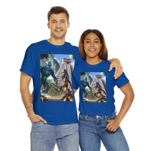 Load image into Gallery viewer, Aquarius Aztec (F3) Unisex Heavy Cotton Tee