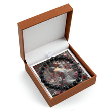 Load image into Gallery viewer, My Cancer Valentine Cross Bead Bracelet