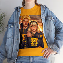 Load image into Gallery viewer, Unisex Gemini Couple (3) Heavy Cotton Tee