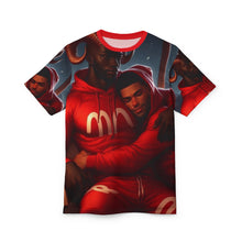 Load image into Gallery viewer, Cozy Unisex Graphic Tee - Aries Embrace in Red