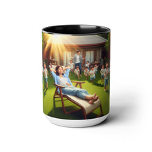 Load image into Gallery viewer, Mother's Day (4) Two-Tone Coffee Mugs, 15oz