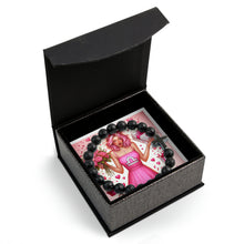 Load image into Gallery viewer, My Libra Valentine (2) Cross Bead Bracelet