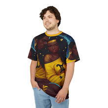 Load image into Gallery viewer, Romantic Gemini Couple Graphic Tee - Unisex Cut & Sew T-Shirt for Love & Connection