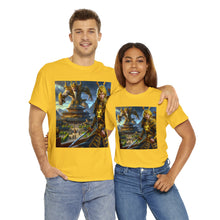 Load image into Gallery viewer, Samurai Gemini (3) Unisex Heavy Cotton Tee