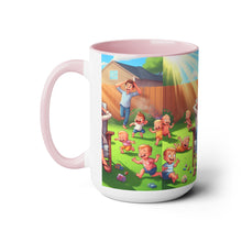 Load image into Gallery viewer, Mother's Day (2) Two-Tone Coffee Mugs, 15oz