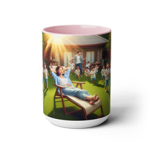 Load image into Gallery viewer, Mother's Day (4) Two-Tone Coffee Mugs, 15oz