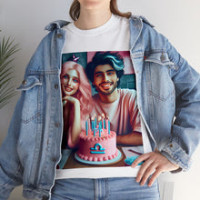 Load image into Gallery viewer, Libra Birthday (2) Unisex Heavy Cotton Tee