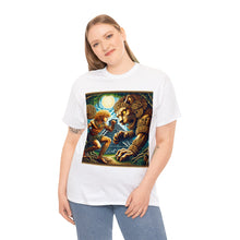 Load image into Gallery viewer, Leo Aztec (11) Unisex Heavy Cotton Tee
