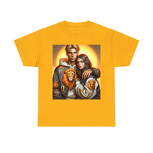 Load image into Gallery viewer, Unisex Leo Couple (4) Heavy Cotton Tee
