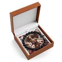 Load image into Gallery viewer, My Virgo Valentine (2) Cross Bead Bracelet